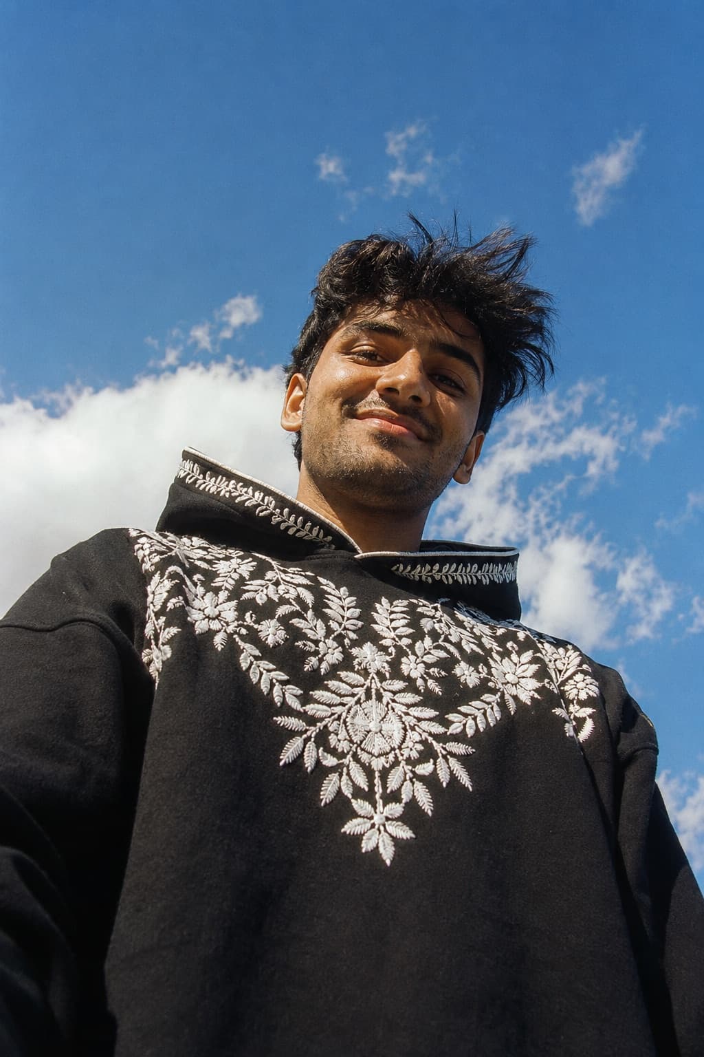 Shadow Hoodie — Street line, Murri stitch